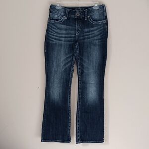 SILVER Suki Bootcut Jeans,size W29/L32